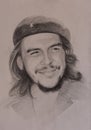 Che Guevara, Ernesto. drawing on paper